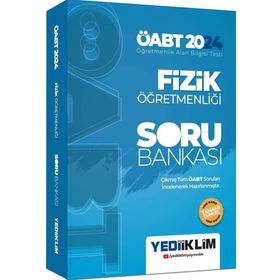 Yediiklim Yayınları 2024 - ÖABT Fizik Öğretmenliği Tamamı Çözümlü Soru Bankası