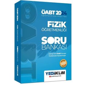 Yediiklim Yayınları 2024 - ÖABT Fizik Öğretmenliği Tamamı Çözümlü Soru Bankası