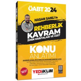 Yediiklim Yayınları - 2024 ÖABT Hasan Sanlı İle Rehberlik Kavram Zihin Haritaları ve Özet Konu Anlatımı