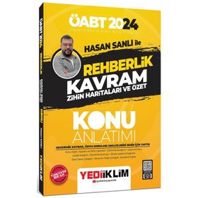 Yediiklim Yayınları - 2024 ÖABT Hasan Sanlı İle Rehberlik Kavram Zihin Haritaları ve Özet Konu Anlatımı