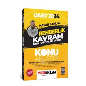 Yediiklim Yayınları - 2024 ÖABT Hasan Sanlı İle Rehberlik Kavram Zihin Haritaları ve Özet Konu Anlatımı