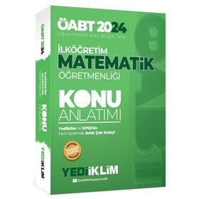Yediiklim Yayınları - 2024 Öabt İlköğretim Matematik Öğretmenliği Konu Anlatımı