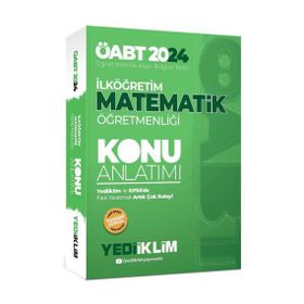 Yediiklim Yayınları - 2024 Öabt İlköğretim Matematik Öğretmenliği Konu Anlatımı