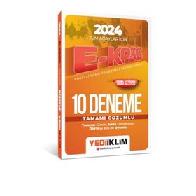 Yediiklim Yayınları 2024 Tüm Adaylar İçin EKPSS Tamamı Çözümlü 10 Deneme