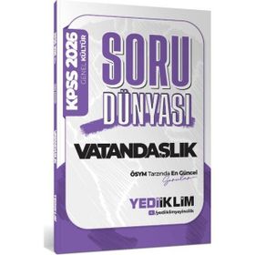 Yediiklim Yayınları 2026 Genel Kültür Vatandaşlık Soru Dünyası