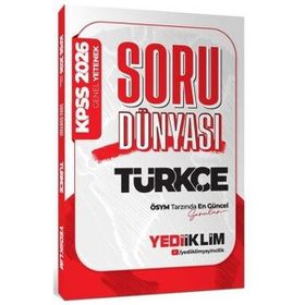 Yediiklim Yayınları 2026 Genel Yetenek Türkçe Soru Dünyası