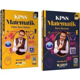Yediiklim Yayınları 2026 KPSS 2'li Set Matematik Atölye Video Ders Notları ve Soru Bankası