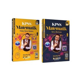 Yediiklim Yayınları 2026 KPSS 2'li Set Matematik Atölye Video Ders Notları ve Soru Bankası