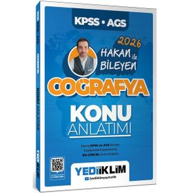 Yediiklim Yayınları 2026 KPSS AGS Coğrafya Konu Anlatımı