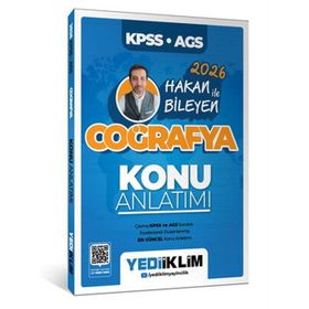 Yediiklim Yayınları 2026 KPSS AGS Coğrafya Konu Anlatımı
