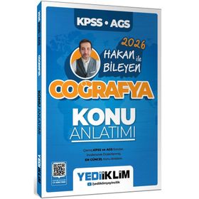 Yediiklim Yayınları 2026 KPSS AGS Coğrafya Konu Anlatımı