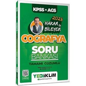 Yediiklim Yayınları 2026 KPSS AGS Coğrafya Tamamı Çözümlü Soru Bankası