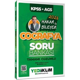 Yediiklim Yayınları 2026 KPSS AGS Coğrafya Tamamı Çözümlü Soru Bankası