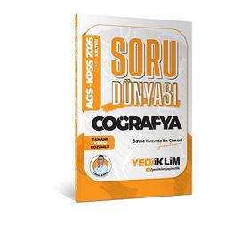 Yediiklim Yayınları 2026 KPSS AGS Coğrafya Tamamı Video Çözümlü Soru Dünyası