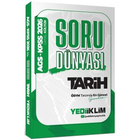 Yediiklim Yayınları 2026 KPSS AGS Genel Kültür Tarih Soru Dünyası