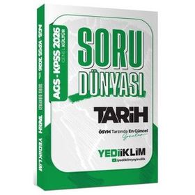 Yediiklim Yayınları 2026 KPSS AGS Genel Kültür Tarih Soru Dünyası