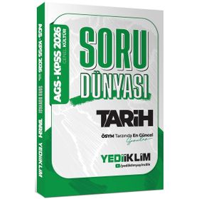 Yediiklim Yayınları 2026 KPSS AGS Genel Kültür Tarih Soru Dünyası