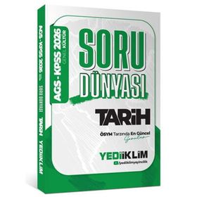 Yediiklim Yayınları 2026 KPSS AGS Genel Kültür Tarih Soru Dünyası
