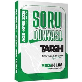 Yediiklim Yayınları 2026 KPSS AGS Genel Kültür Tarih Soru Dünyası
