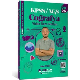 Yediiklim Yayınları 2026 KPSS Atölye Genel Kültür Coğrafya Video Ders Notları