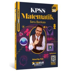 Yediiklim Yayınları 2026 KPSS Atölye Serisi Genel Yetenek Matematik Tamamı Video Çözümlü Soru Bankası