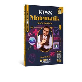 Yediiklim Yayınları 2026 KPSS Atölye Serisi Genel Yetenek Matematik Tamamı Video Çözümlü Soru Bankası
