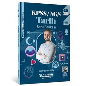 Yediiklim Yayınları 2026 KPSS Genel Kültür Atölye Tarih Tamamı Video Çözümlü Soru Bankası