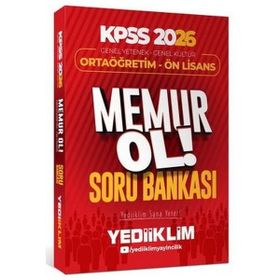 Yediiklim Yayınları 2026 KPSS Genel Yetenek Genel Kültür Ortaöğretim Ön Lisans Memur Ol Soru Bankası