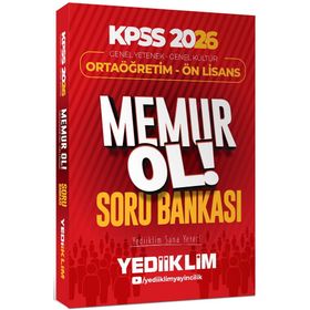 Yediiklim Yayınları 2026 KPSS Genel Yetenek Genel Kültür Ortaöğretim Ön Lisans Memur Ol Soru Bankası