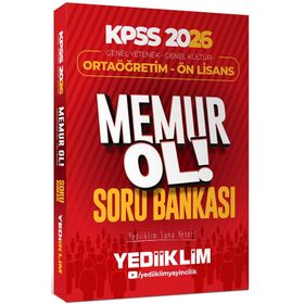 Yediiklim Yayınları 2026 KPSS Genel Yetenek Genel Kültür Ortaöğretim Ön Lisans Memur Ol Soru Bankası
