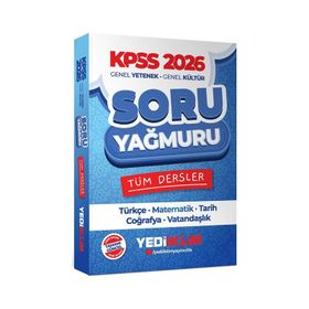 Yediiklim Yayınları 2026 KPSS Genel Yetenek Genel Kültür Tüm Dersler Soru Yağmuru