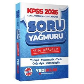 Yediiklim Yayınları 2026 KPSS Genel Yetenek Genel Kültür Tüm Dersler Soru Yağmuru