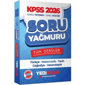 Yediiklim Yayınları 2026 KPSS Genel Yetenek Genel Kültür Tüm Dersler Soru Yağmuru