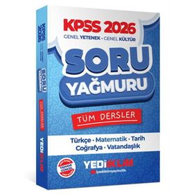 Yediiklim Yayınları 2026 KPSS Genel Yetenek Genel Kültür Tüm Dersler Soru Yağmuru
