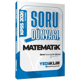 Yediiklim Yayınları 2026 KPSS Genel Yetenek Matematik Soru Dünyası