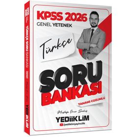 Yediiklim Yayınları 2026 KPSS Genel Yetenek Türkçe Tamamı Çözümlü Soru Bankası
