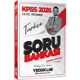 Yediiklim Yayınları 2026 KPSS Genel Yetenek Türkçe Tamamı Çözümlü Soru Bankası