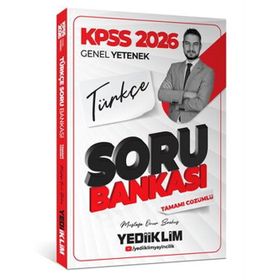 Yediiklim Yayınları 2026 KPSS Genel Yetenek Türkçe Tamamı Çözümlü Soru Bankası