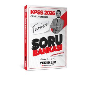 Yediiklim Yayınları 2026 KPSS Genel Yetenek Türkçe Tamamı Çözümlü Soru Bankası