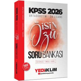 Yediiklim Yayınları 2026 KPSS Ortaöğretim Önlisans İşin Özü 2850 Soru Tek Kitap Soru Bankası