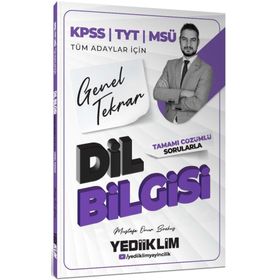 Yediiklim Yayınları 2026 KPSS TYT MSÜ Tüm Adaylar İçin Dil Bilgisi Tamamı Çözümlü Sorularla Genel Tekrar