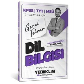 Yediiklim Yayınları 2026 KPSS TYT MSÜ Tüm Adaylar İçin Dil Bilgisi Tamamı Çözümlü Sorularla Genel Tekrar