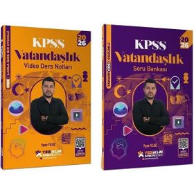 Yediiklim Yayınları 2026 KPSS Vatandaşlık Atölye 2'li Set Video Ders Notları ve Soru Bankası Yasin Yıldız