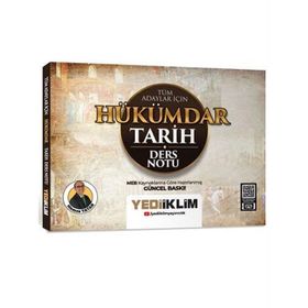 Yediiklim Yayınları 2026 Tüm Adaylar İçin Hükümdar Tarih Ders Notu