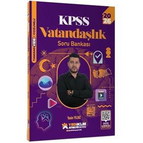 Yediiklim Yayınları Atölye Serisi 2026 KPSS Genel Kültür Vatandaşlık Tamamı Video Çözümlü Soru Bankası