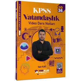 Yediiklim Yayınları Atölye Serisi 2026 KPSS Genel Kültür Vatandaşlık Video Ders Notları