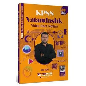 Yediiklim Yayınları Atölye Serisi 2026 KPSS Genel Kültür Vatandaşlık Video Ders Notları