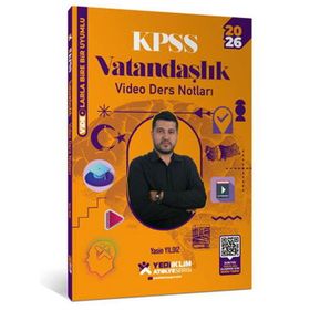 Yediiklim Yayınları Atölye Serisi 2026 KPSS Genel Kültür Vatandaşlık Video Ders Notları