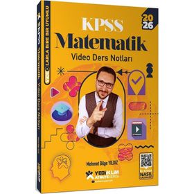 Yediiklim Yayınları Atölye Serisi 2026 KPSS Genel Yetenek Matematik Video Ders Notları