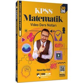 Yediiklim Yayınları Atölye Serisi 2026 KPSS Genel Yetenek Matematik Video Ders Notları